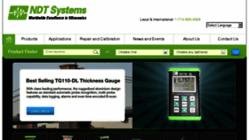 What Ndtsystems.com website looked like in 2018 (5 years ago)