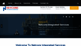 What Netcore.com.ng website looked like in 2018 (7 years ago)