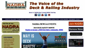 What Nadra.org website looked like in 2018 (5 years ago)