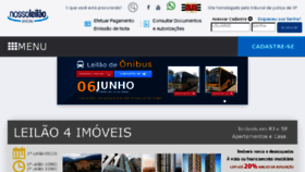 What Nossoleilao.com.br website looked like in 2018 (5 years ago)