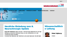 What Neurochirurgie-update.com website looked like in 2018 (5 years ago)