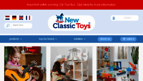 What Newclassictoys.com website looked like in 2018 (5 years ago)