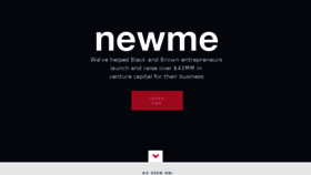What Newme.in website looked like in 2018 (6 years ago)
