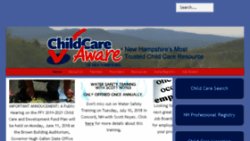 What Nh.childcareaware.org website looked like in 2018 (6 years ago)