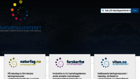What Naturfagsenteret.no website looked like in 2018 (5 years ago)