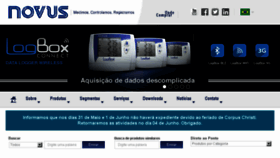 What Novus.com.br website looked like in 2018 (5 years ago)