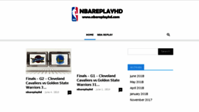 What Nbareplayhd.com website looked like in 2018 (5 years ago)