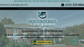 What Newtonstreetdental.com website looked like in 2018 (5 years ago)