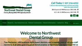 What Northwestdentalgroup.com website looked like in 2018 (5 years ago)
