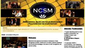 What Ncsmweb.com website looked like in 2018 (5 years ago)