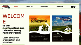 What Nlyoungfarmers.ca website looked like in 2018 (5 years ago)