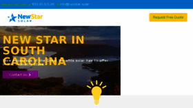 What Newstar.solar website looked like in 2018 (5 years ago)