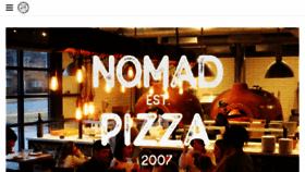 What Nomadpizzaco.com website looked like in 2018 (5 years ago)
