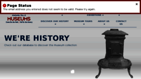 What Niagarafallsmuseums.ca website looked like in 2018 (5 years ago)