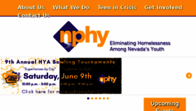 What Nphy.org website looked like in 2018 (5 years ago)
