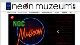 What Neonmuzeum.org website looked like in 2018 (5 years ago)