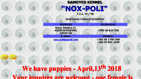 What Nox-poli.hr website looked like in 2018 (5 years ago)