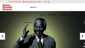 What Nelsonmandelamuseum.org.za website looked like in 2018 (5 years ago)