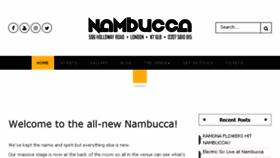 What Nambucca.co.uk website looked like in 2018 (5 years ago)