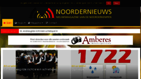 What Noordernieuws.be website looked like in 2018 (6 years ago)