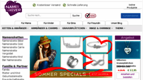 What Namesforever.de website looked like in 2018 (7 years ago)