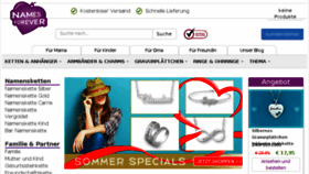 What Namesforever.de website looked like in 2018 (5 years ago)