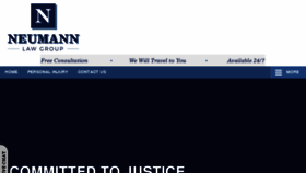 What Neumannlawgroup.com website looked like in 2018 (5 years ago)