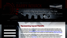 What Novacklaw.com website looked like in 2018 (5 years ago)