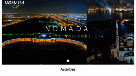 What Nomada.fr website looked like in 2018 (5 years ago)