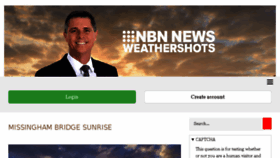 What Nbnweathershots.com.au website looked like in 2018 (5 years ago)