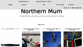 What Northernmum.com website looked like in 2018 (5 years ago)