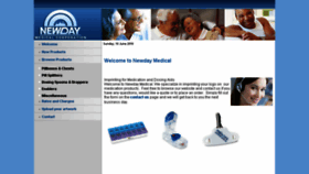 What Newdaymedical.com website looked like in 2018 (5 years ago)