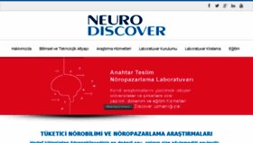 What Neurodiscover.com website looked like in 2018 (5 years ago)