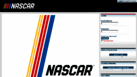 What Nascarmembers.com website looked like in 2018 (5 years ago)