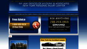 What Nyautoaccidentlaw.com website looked like in 2018 (5 years ago)