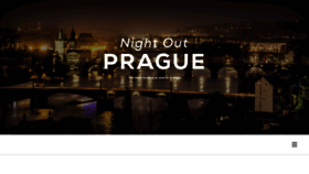 What Nightoutprague.cz website looked like in 2018 (6 years ago)