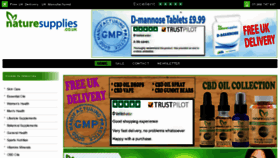 What Naturesupplies.co.uk website looked like in 2018 (5 years ago)