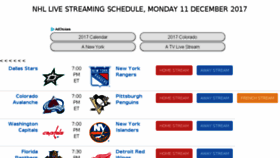 What Nhlstreamz.com website looked like in 2018 (5 years ago)