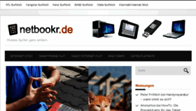 What Netbookr.de website looked like in 2018 (7 years ago)