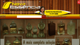 What Novaessencia.com.br website looked like in 2018 (5 years ago)