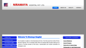 What Niramayahospital.com website looked like in 2018 (5 years ago)