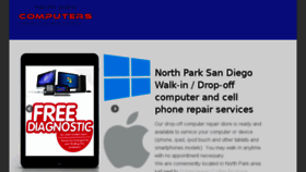 What Northparkcomputers.com website looked like in 2018 (5 years ago)