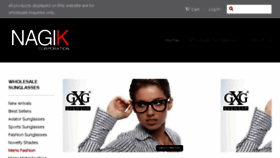 What Nksunglasses.com website looked like in 2018 (5 years ago)