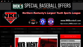 What Nkbaseball.com website looked like in 2018 (5 years ago)