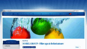 What Nobelaquagroup.ro website looked like in 2018 (5 years ago)