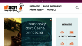 What Nasrecept.cz website looked like in 2018 (5 years ago)