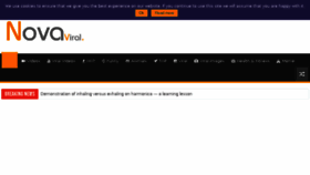 What Novaviral.net website looked like in 2018 (5 years ago)