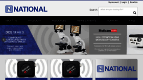 What Nationaloptical.com website looked like in 2018 (5 years ago)