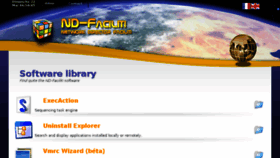 What Ndfaciliti.com website looked like in 2018 (7 years ago)