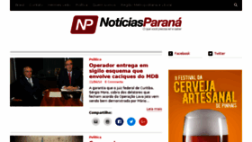 What Noticiasparana.com website looked like in 2018 (5 years ago)